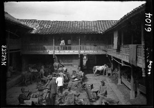 Interior of courtyard