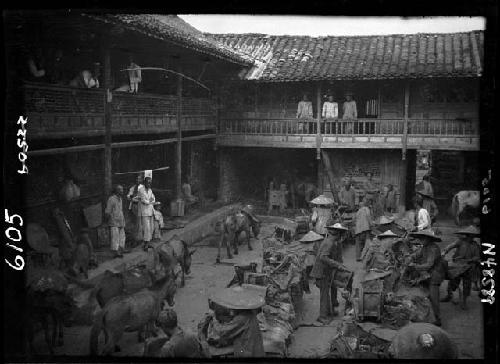 Interior of courtyard