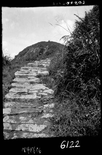 Rock staircase