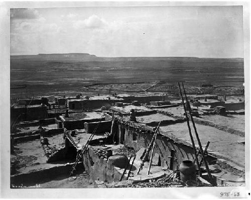 View in Zuni, looking southeast