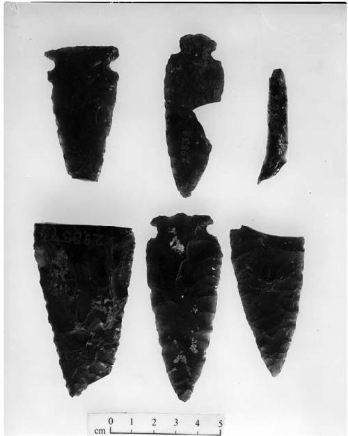 Obsidian artifacts