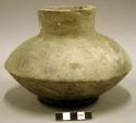 Ceramic vessel, flared at midsection