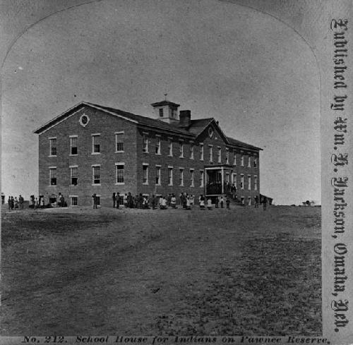 Schoolhouse, Pawnee Reservation