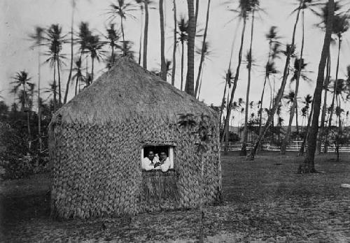 Hawaiian grass house