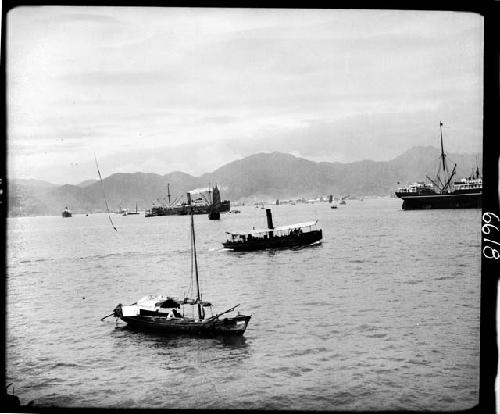 Boats on water