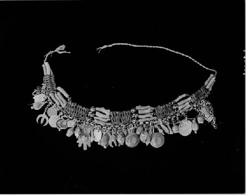 Charm bracelet with cloves; necklace