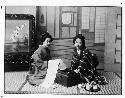 Japanese Print, Girls Reading letter, 19th C.