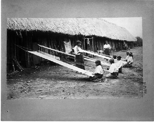 Quiche Indians- weaving