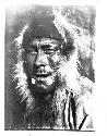 Portrait of middle aged man. MacKenzie River. Kookpugnioot Eskimo.