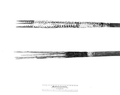 Four-pronged fish spear