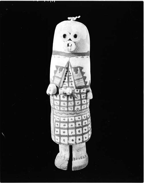 Katsina doll "Masawkatsina," "earth god kachina"