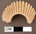 Shell, scallop fragment, worked