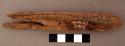 Wooden (ironwood) handle, probably for stone knife (haury). l: 14.1 cm.