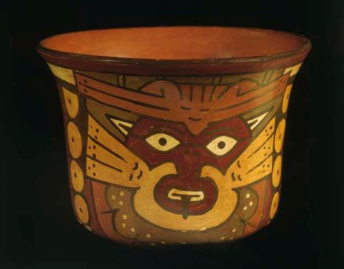 Early Nasca bowl with an Athropomorphic Mythical Being