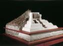 Model of Building B-II, Temple of the Sepulchre,  Holmul, Guatemala