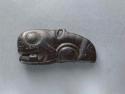 Stone pendant charm for scratching: argillite (fish motif)