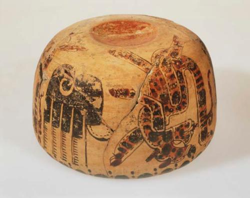 Polychrome pottery vessel, Yojoa.