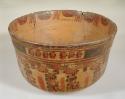 Yojoa polychrome pottery bowl, Mayoid type