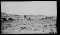 Person walking in field