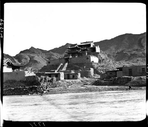 Large building on beach