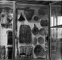 Tolowa display case. Peabody Museum Case 79, Rm. 15