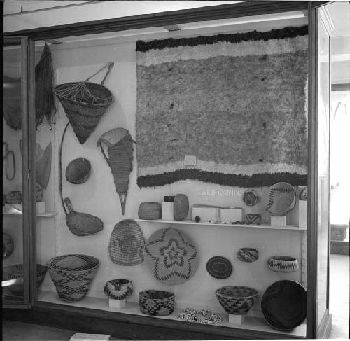 Wasco display case. Peabody Museum Cases 93 & 94, Rm. 14