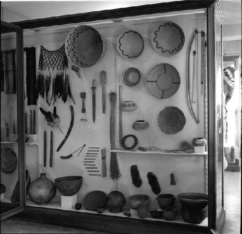 Mission display case. Peabody Museum Cases 102 & 103, Rm. 15