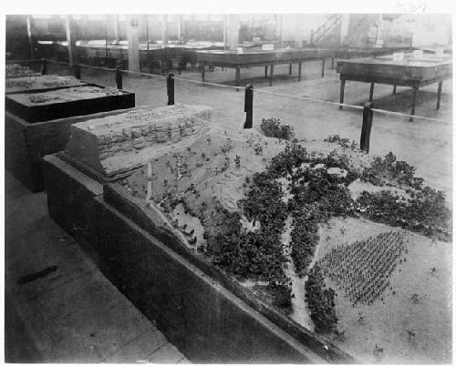 Model of Serpent Mound by W.H. Jackson, World's Columbian Exposition of 1893