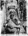 Waiwai chief in full costume