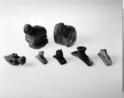 Casts of pipes (including 71-7-10/2778, 2785, 2788 and 67-8-10/62)