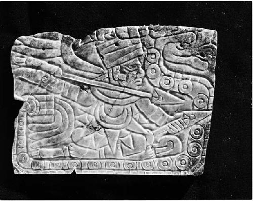 Jade Picture Plaque Warrior