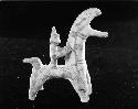 Terracotta figurine; Horse and rider