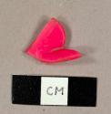 Pink plastic fragment