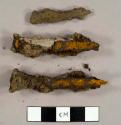 Nail fragments, including at least one rose headed and one T headed nails