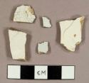 Ironstone and whiteware sherds