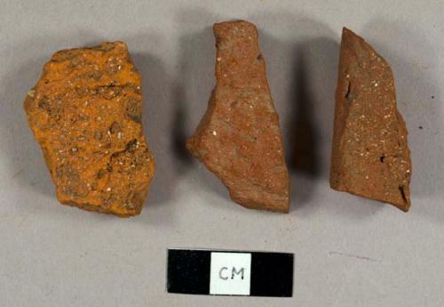 Brick tile fragments