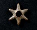 Cast of bronze mace head - star-shaped