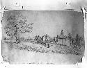 Drawing of Virginia Military Institute by Seth Eastman