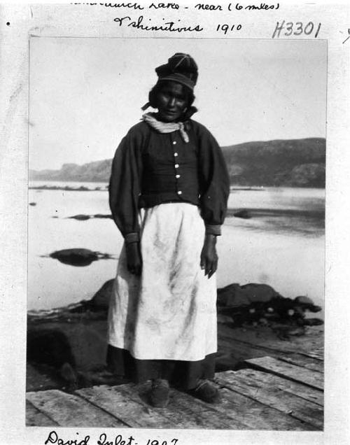 David Inlet, 1907. "Mostly Nascapee - a little Eskimo and white." Woman.