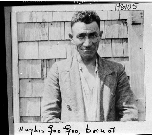 Hughis GooGoo, born at Whycogomangh. Cape Breton Island, Nova Scotia