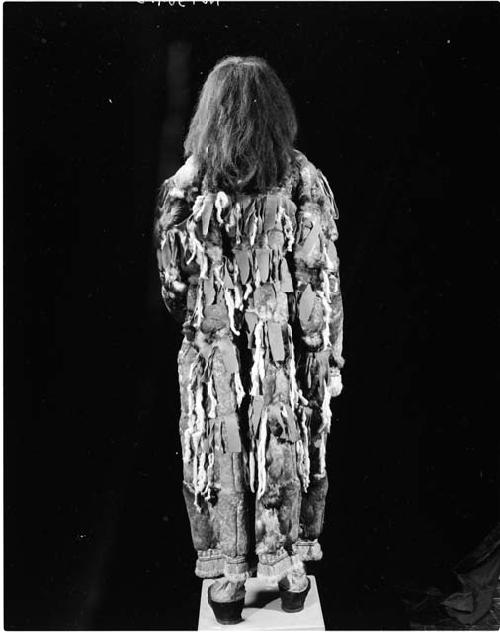 Coat of bird skins/Model of man by S. J. Guernsey