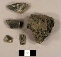 Coal and clinker fragments