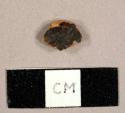 Lead glazed refined redware sherd