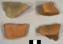 Brick fragments, including some possible handmade fragments