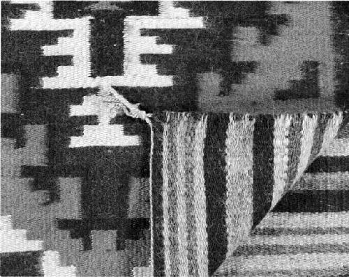 Two Grey Hills rug, detail.  (995-29-10/73880)