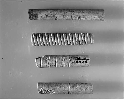 Ceramic pipe fragments, historic (52-46-10/34025)