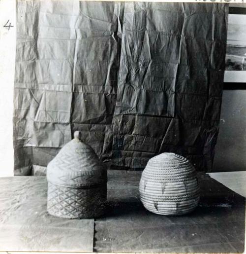 Photograph of baskets; World's Columbian Exposition of 1893