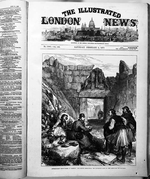 Copy of the front page of the illustrated London News, Saturday, Feburary 3, 1977