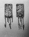 Woman's silver earrings