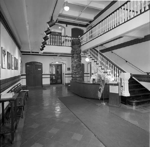 Peabody Museum Lobby, Totem Pole